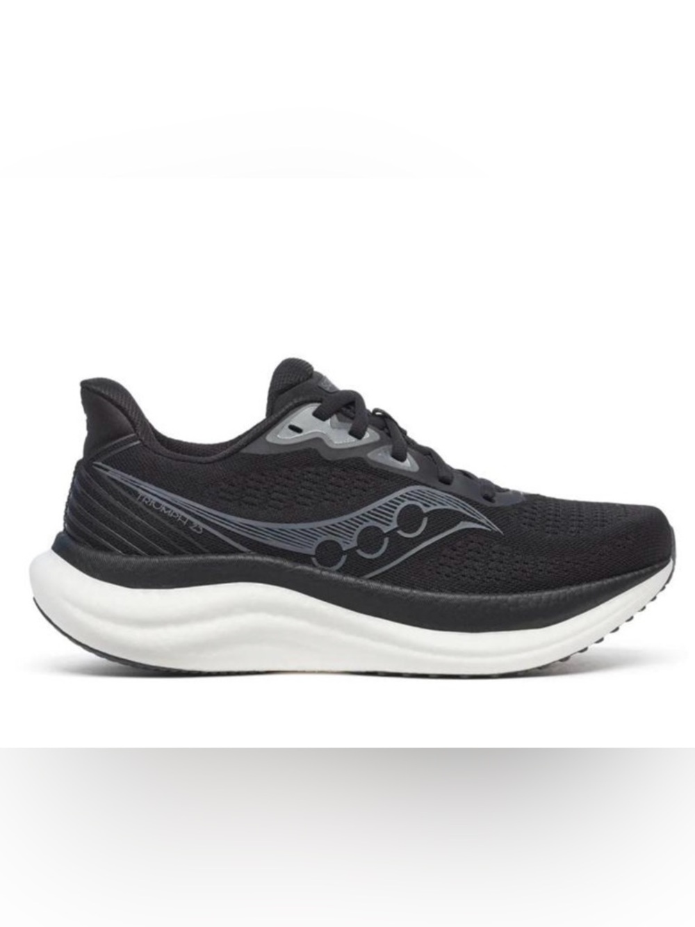 Saucony Black and Gray Athletic Running Shoe